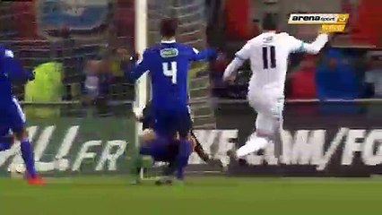 Deuxième but Mitroglou Bourg Peronnas 0-5 Marseille / Coupe de France