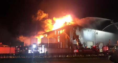 Dilovası'nda Parfüm Fabrikasında Yangın! Çok Sayıda İtfaiye Ekibi Müdahale Etti