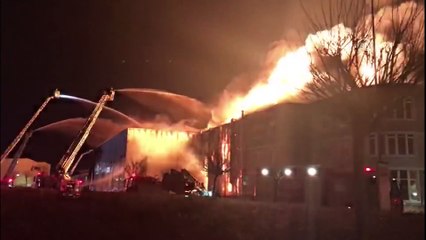 İlaç fabrikasında yangın (1) - KOCAELİ