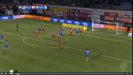 Marinus Goal - PEC Zwolle vs Heerenveen  1-0  06.02.2018 (HD)