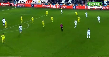 Abraham  Goal HD - Swansea	2-0	Notts County 06.02.2018