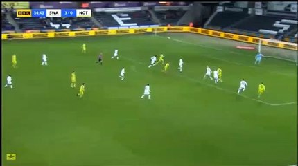Husin Goal HD - Swansea	3-1	Notts County 06.02.2018