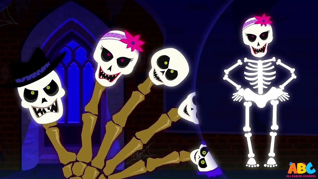 Finger Family | Skeleton Family | Halloween Finger Family Song | All Babies Channel