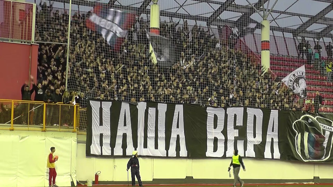 Grobari na Voždovcu | Voždovac - Partizan 15.10.2016