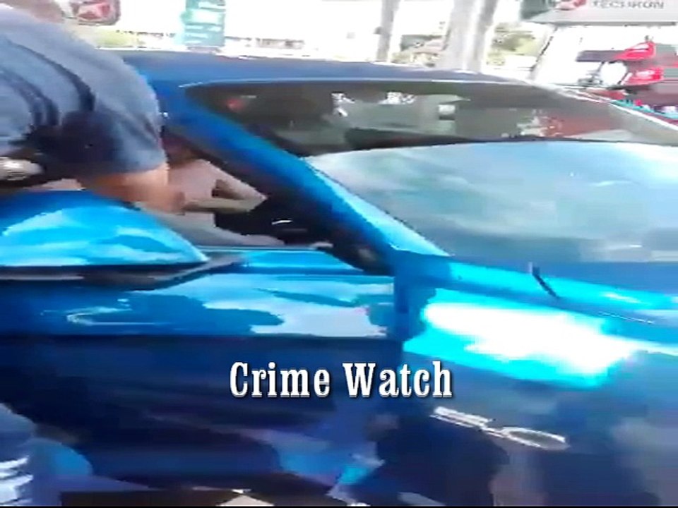 Watch Mustang road rage