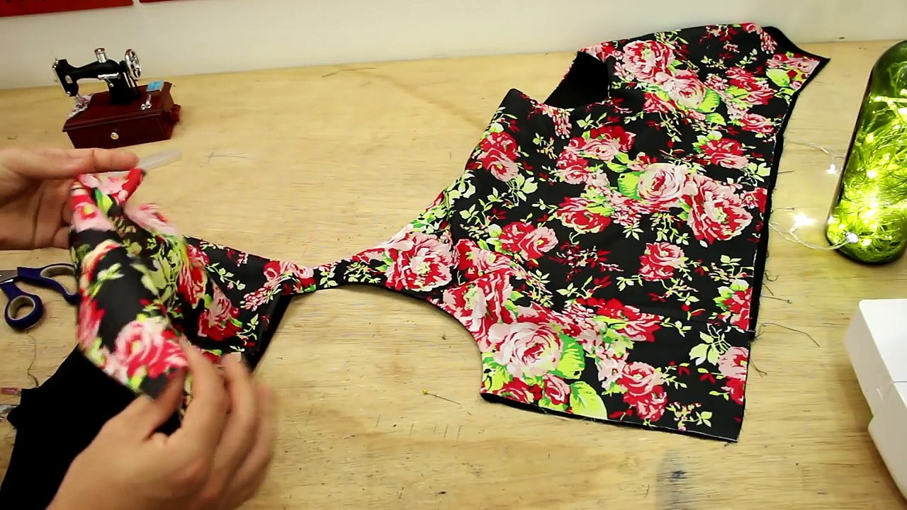 Como Costurar: Vestido Longo Godê - Decote canoa e Recorte Princesa #VEDA19