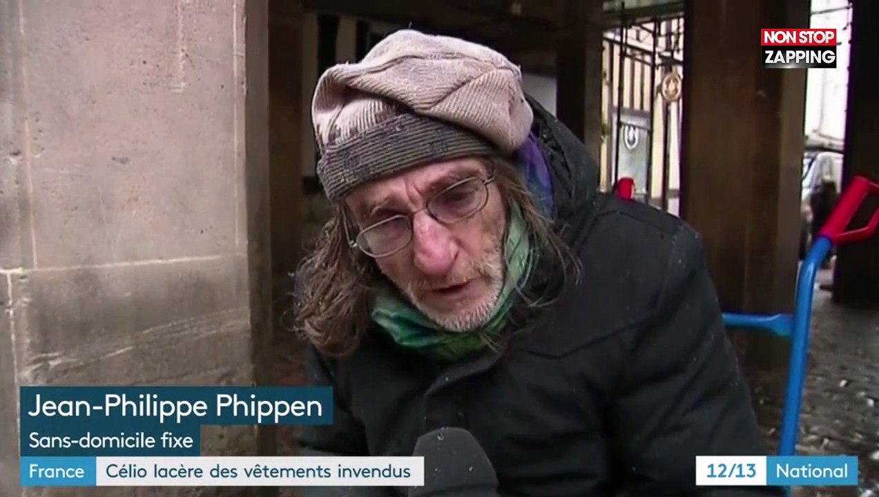 Celio suscite la colère en lacérant des vêtements invendus par ce froid