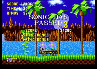 Sonic The Hedgehog (Genesis) All Bosses (No Damage)