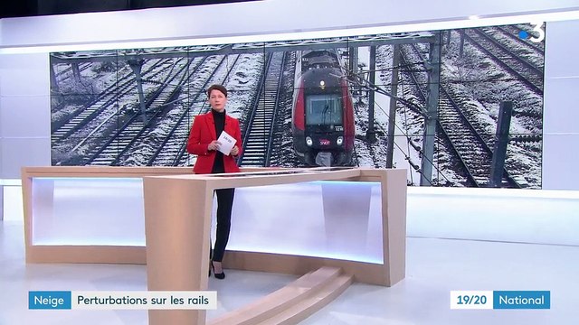 Intempéries : le trafic ferroviaire touché par la neige et le froid