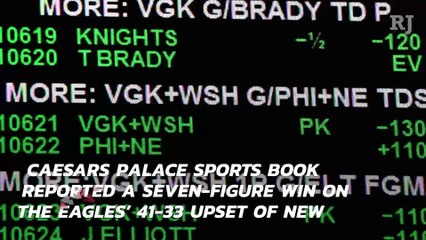 Las Vegas sports books buried by Eagles, mystery bettor who won $10M
