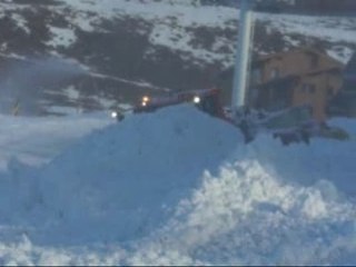 Bullage Valthorens pistenbully