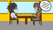 La cena de L y Light // Death Note // Parodia