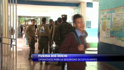 FUSINA dio inicio a operativos para la seguridad de los estudiantes
