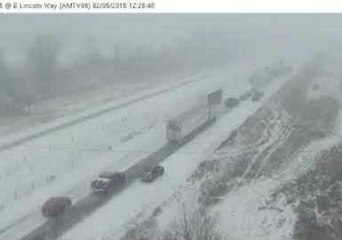 Iowa DOT Releases Footage of I-35 Pileup Near Ames