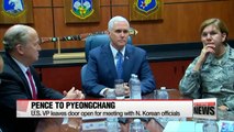 Pence leaves door open for meeting with North Korean officials in PyeongChang