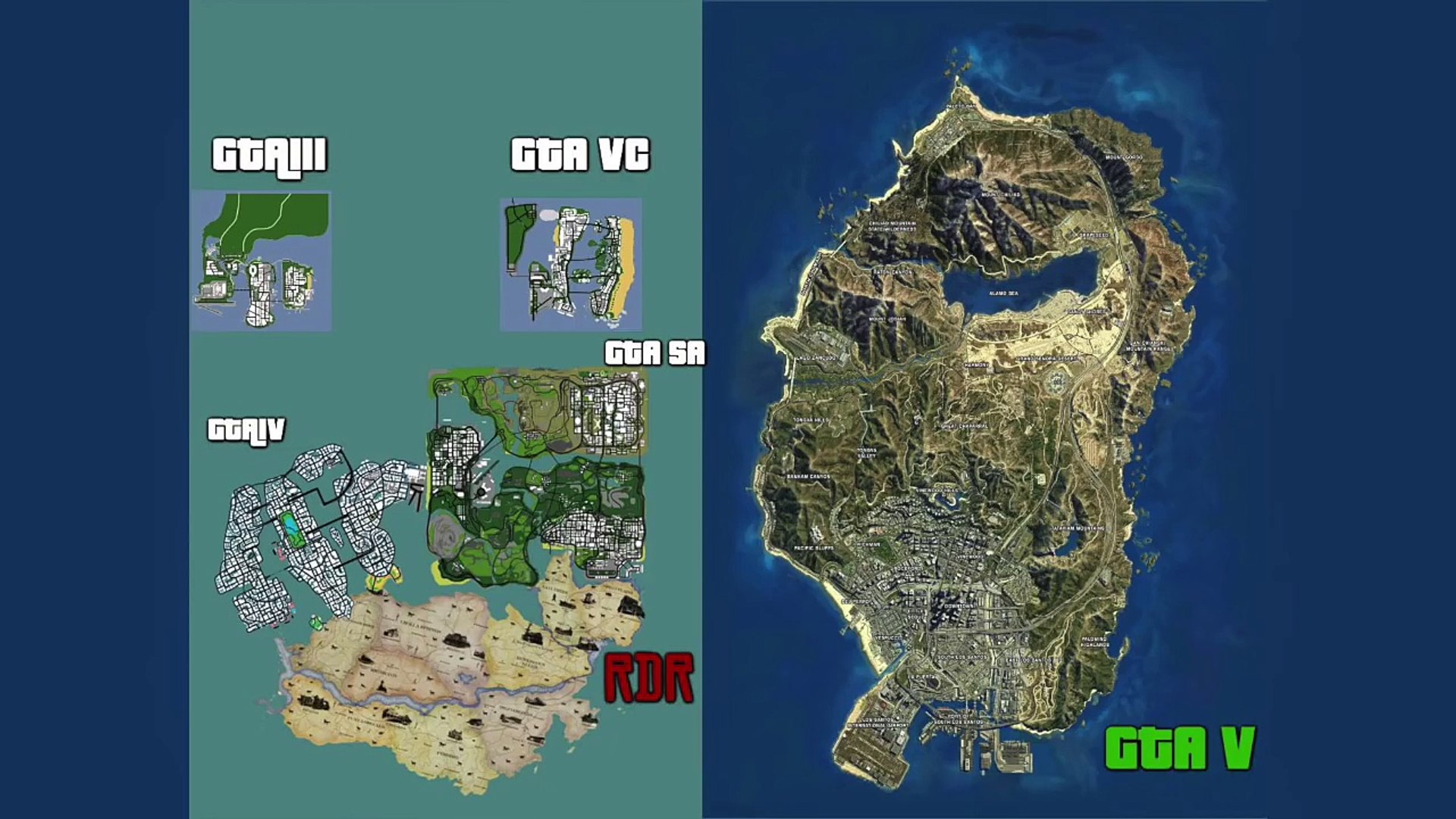 grand theft auto 5 map Is The Gta 5 Map Too Small Ultimate Los Santos Map Comparison