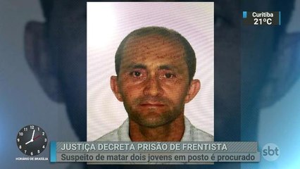Justiça decreta prisão de frentista suspeito de matar dois jovens
