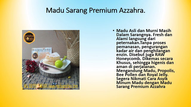 Garansi Uang Kembali, WA +62 813-9855-0306, Madu Asli