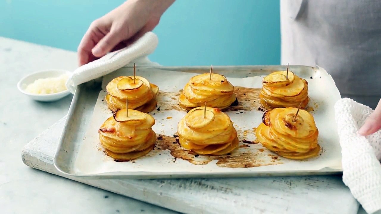 crispy _ Parmesan Potato Stacks