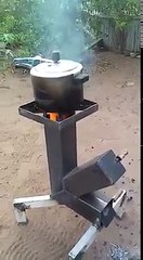 fogão a lenha caseiro