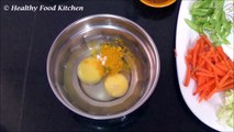 Egg Noodles Recipe-Egg Vegetable Noodles Recipe-Noodles Recipe By Healthy Food Kitchen