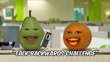 Annoying Orange - Talk Backwards Challenge