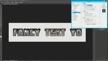 [TUTORIAL] How to make Fancy TEXT in Photoshop - Blending Options and Layer Styles