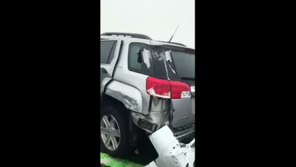 Several Cars & Trucks Accident in Abu Dhabi UAE Due to Fog .(6 Feb 2018)
