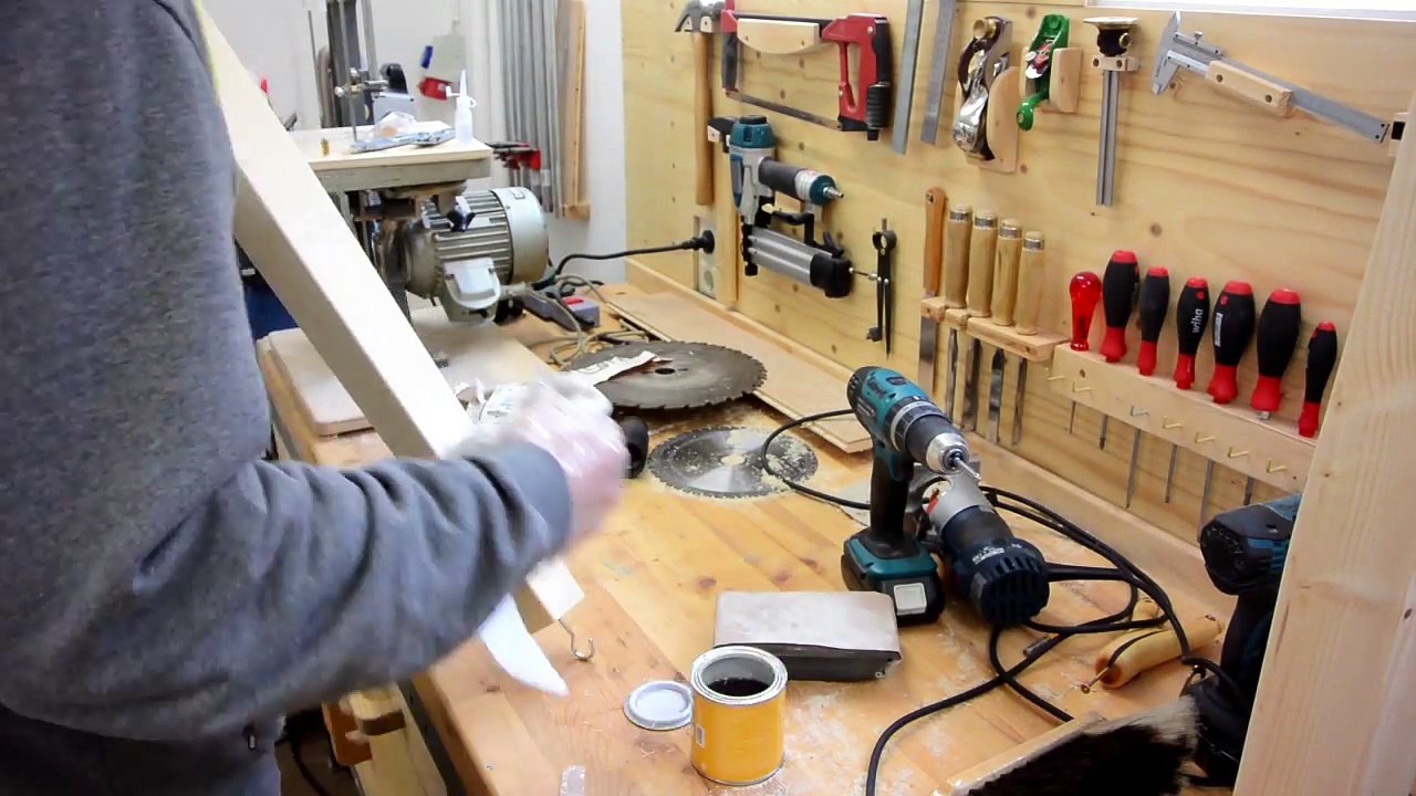 Massivholz- Tisch bauen | Schlitz- und Zapfen | Tisch selber bauen