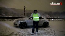 Neige en Ile-de-France : une nuit avec les naufragés de la N118
