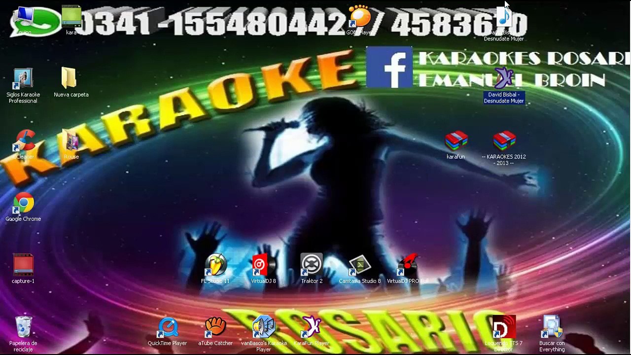 Karaoke Programa Gratis Para Tu PC (Karafun Player) [FULL ESPAÑOL+PACK DE 300 CANCIONES]