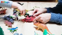 거대 공룡 티라노사우루스를 물리쳐라 공룡 피규어 장난감 놀이 뉴욕이랑놀자 NY Toys