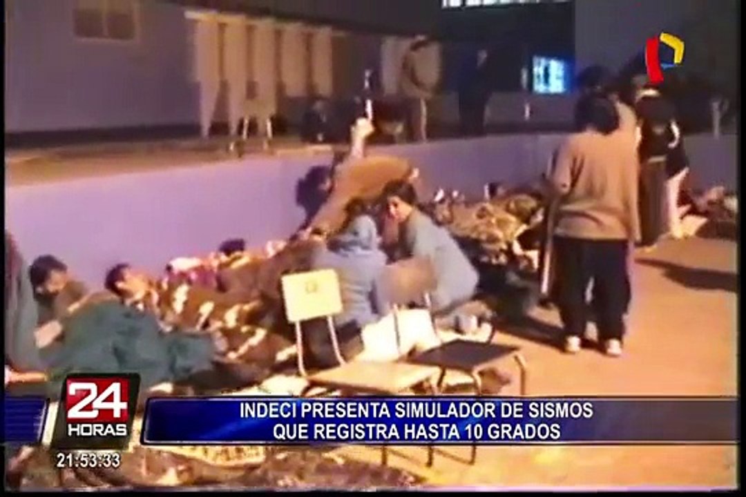 Indeci presenta simulador de sismos que registra hasta 10 grados