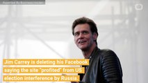 Jim Carrey Says He is Quitting Facebook