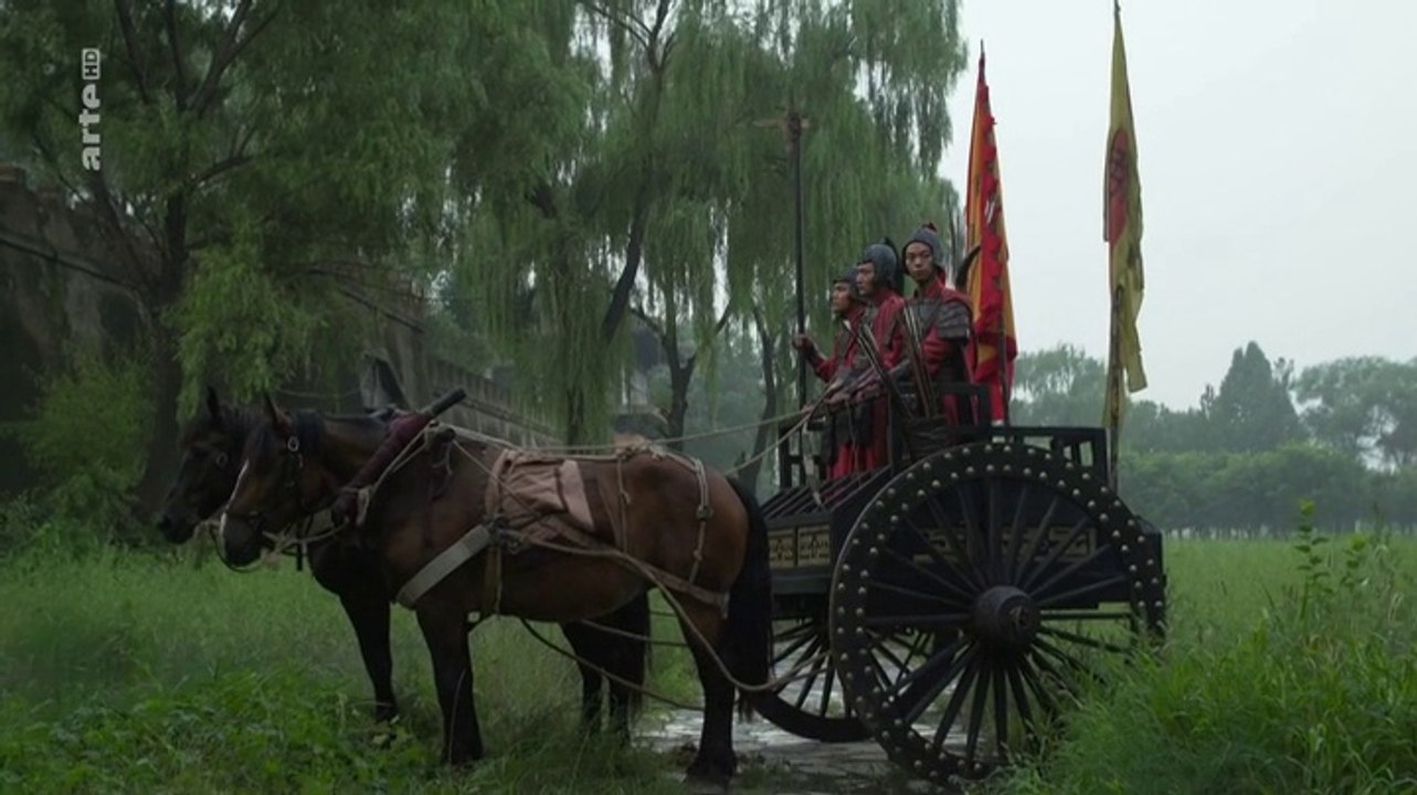 Der streitwagen der chinesischen zhou-dynastie