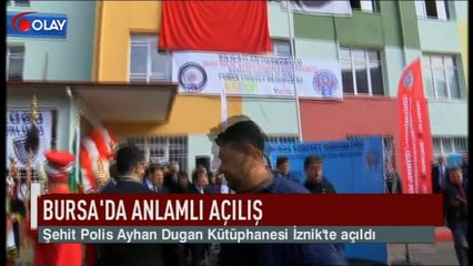 Bursa'da anlamlı açılış