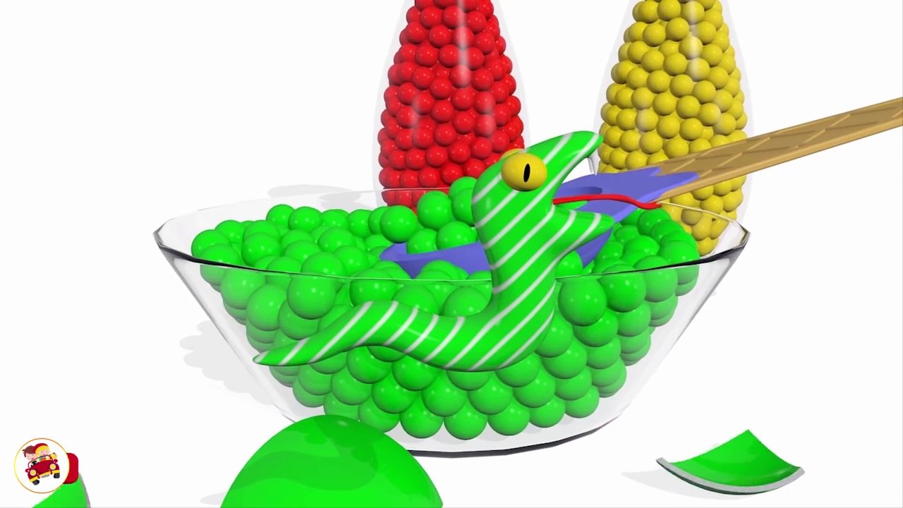 Learn Colors With Surprise Eggs  Bottles Balls for Childrens Kids - Bottle Surprise Toys