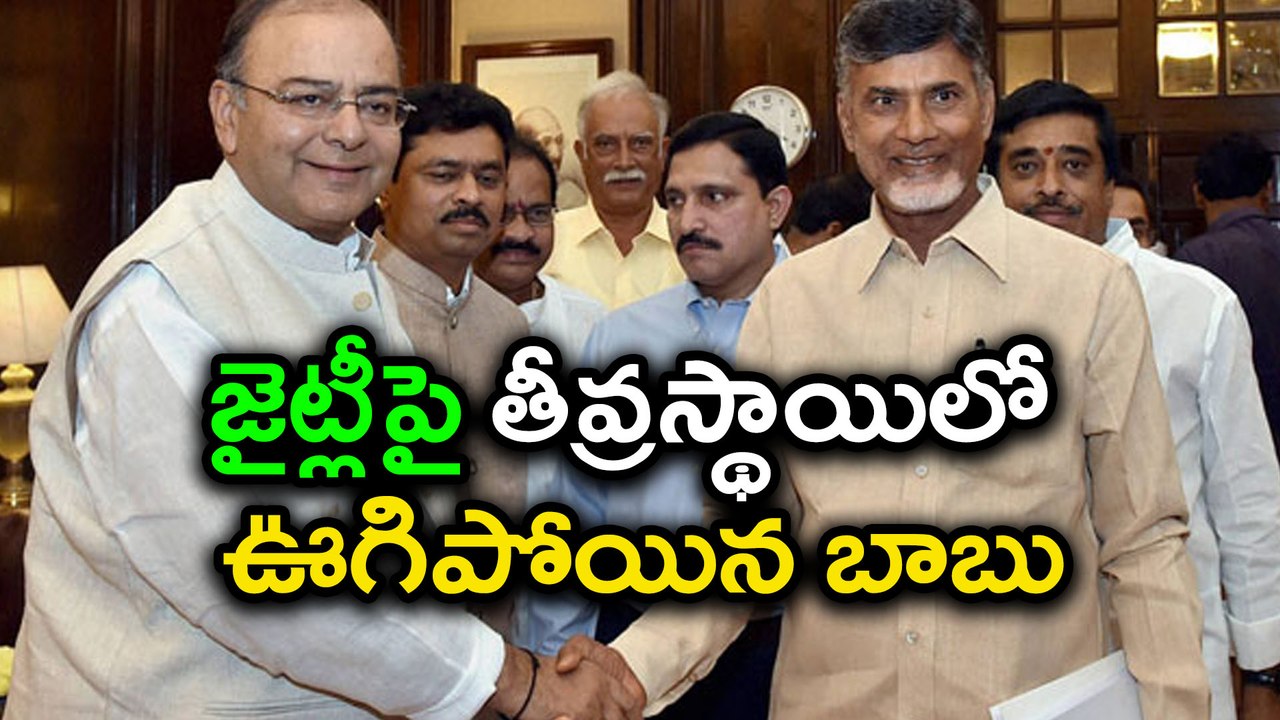 Chandrababu Lashed Out At Jaitley Over His Statement