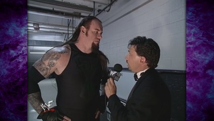 The Undertaker: "What happens when you rip the balls off of a bull!?" 6/27/99