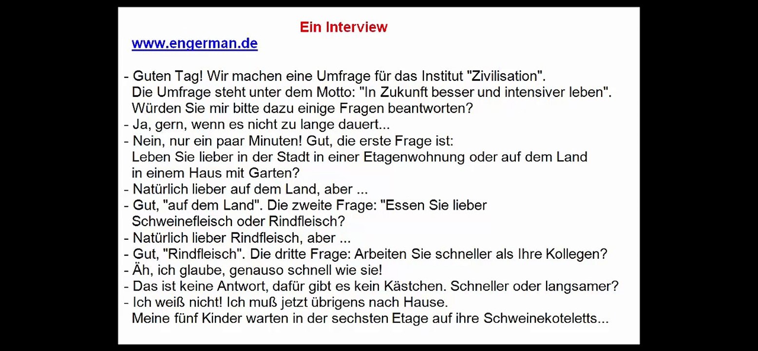 Deutsch lernen mit Dialogen | Learn German with Dialogues #4