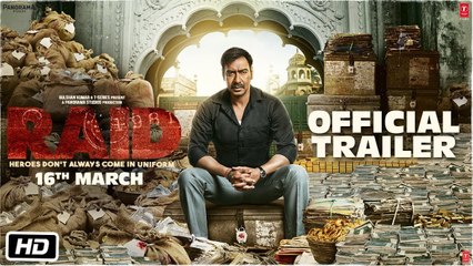 Raid | Official Trailer | Ajay Devgn | Ileana D'Cruz | Rajkumar Gupta | 16th March