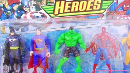 SuperHeros ซูเปอร์ฮีโร่ ของเล่น Batman แบทแมน Spiderman สไปเดอร์-แมน อเวนเจอร์ส หนังสือการ์ตูน