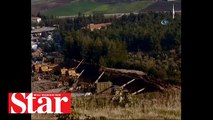 Sakarya Tepesi’ndeki terör örgütü PYD mevzileri yerle bir edildi