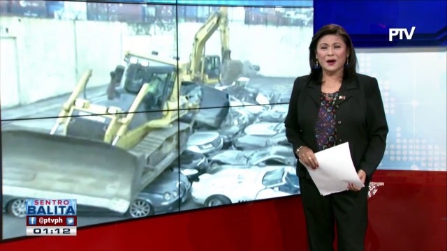Mga nakumpiskang smuggled luxury cars, sinira; Pres. #Duterte, tuloy ang trabaho at 'di alintana ang mga batikos
