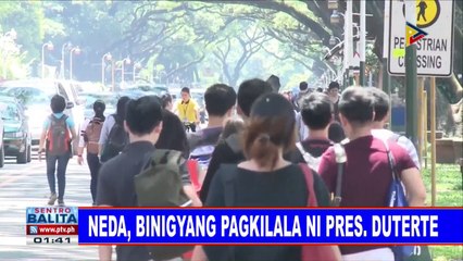 NEDA, binigyang pagkilala ni Pres. #Duterte