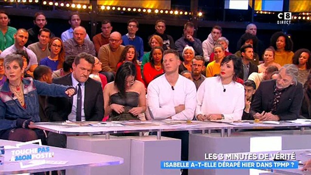 Après la polémique, Isabelle Morini-Bosc s'explique en direct dans Touche pas à mon poste - Regardez
