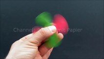 Fidget Spinner selber bauen - Ohne Kugellager: DIY Fidget Spinner basteln mit Papier - Origami