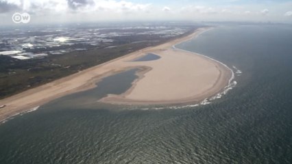 Projeto cria praia artificial contra o aumento do nível do mar
