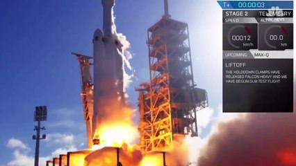 Revivez le lancement historique et réussi du Falcon Heavy d'Elon Musk !