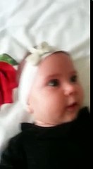 Recep İvedik gibi gülen dünyalar tatlısı bebek